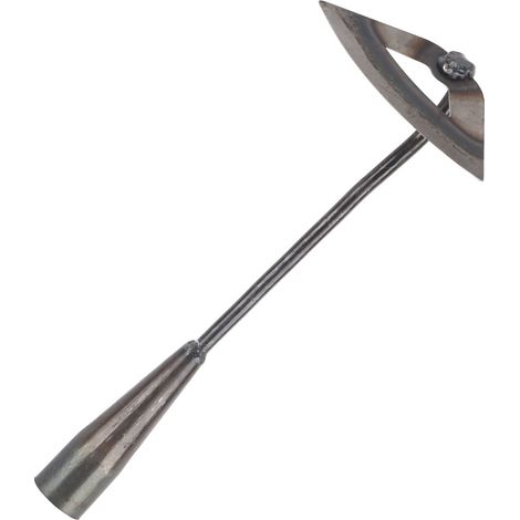 Houe creuse en acier inoxydable, outil de jardinage, râteau à désherber, plantation de légumes, jardin potager, ferme, houe creuse à désherber (1/5)