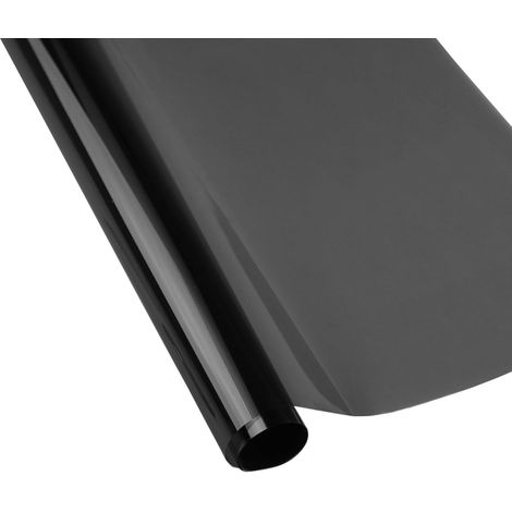 76cm X 500cm 5% VLT Film de Teinte de Vitre Voiture Film de Fenêtre Film Teinté Autocollant Verre Film Solaire Protection Teinté Fumée Véhicule (1/5)