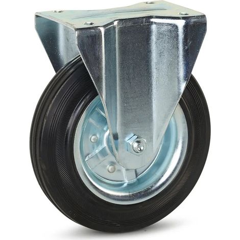 Roue fixe - MESO - Caoutchouc - 200mm - 250kg