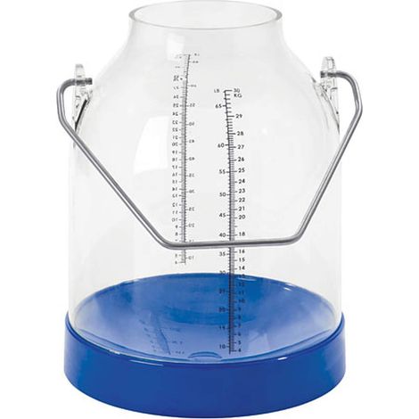Albert Kerbl Secchio per latte blu 30 litri policarbonato