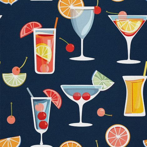Outdoor-Dekostoffe Oxford - Motiv Cocktail DX8467 (1/5)