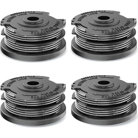 4 pièces de bobines de fil pour bobines de coupe-herbe Bosch, bobine de remplacement de fil en nylon pour coupe-bordures Bosch F016800351 ART 24, 27, 30 et ART 30-36 LI (6,1 m x Ø1,65 mm)-- (1/5)