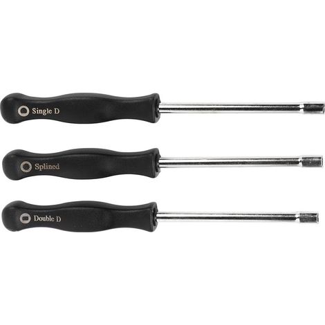 Outil de réglage du carburateur, poignée en plastique 3 pièces/kit tournevis de carburateur poignée marquée pour la réparation d'entretien (1/5)