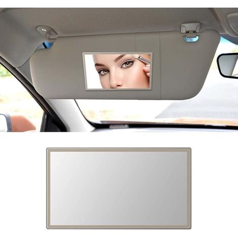 Miroir pare Soleil Voiture, Miroir Pare Soleil De Voiture, Miroir de Courtoisie Voiture, Voiture Miroir de Courtoisie, Miroir de Maquillage Voiture, Petit, 110 x 65 MM (1/5)