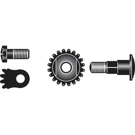 FP – Kit de réparation boulon écrou 2/90 – Set de 5 pièces pour sécateurs FELCO 2 – Vis et écrous dentés pour performances optimales (1/4)