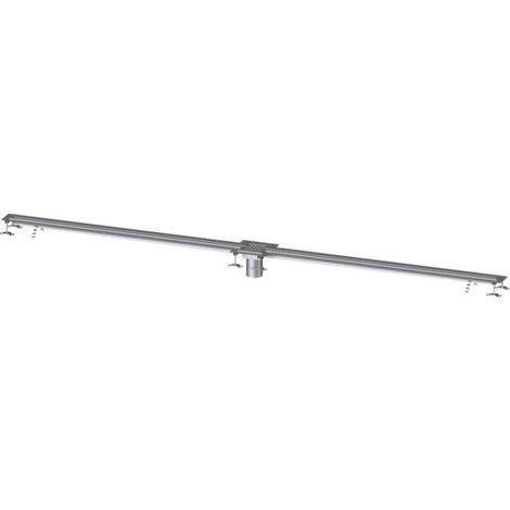 -Schlitzrinne Ferrofix Klebeflansch H: 6 mm, 17x4000 mm, mittig