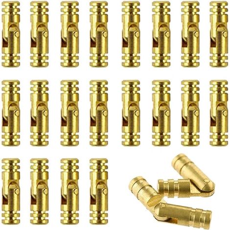 20 Mini-Scharniere für versteckte Schmuckkästchen, Messingscharniere, unsichtbare Messingscharniere für DIY-Schmuckkästchen, Geschenkboxen, Schmuckkästchen und Miniaturmöbel