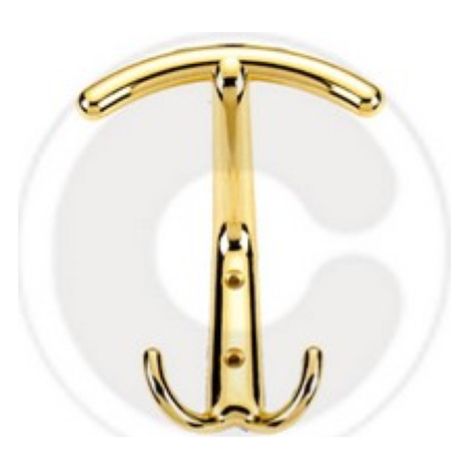 12 piA ces cintre art 2393 cintre zamak or brillant 100x115 mm