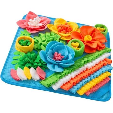 Tapis à renifler pour animaux de compagnie - Tapis à renifler pour chien - Tapis de recherche de nourriture pour l'entraînement (1/4)