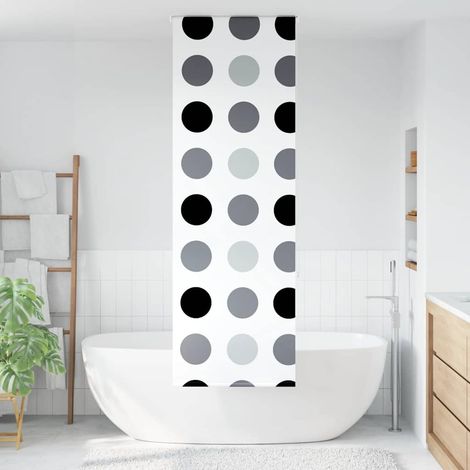 Maison Exclusive - Store enrouleur de douche 70x240 cm largeur du tissu 66 cm (1/5)