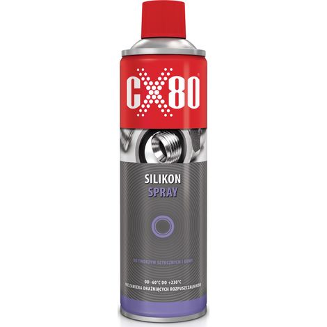 SILIKON DO TWORZYW SZTUCZNYCH I GUMY BEZBARWNY NSF H1 500ML - CX-068