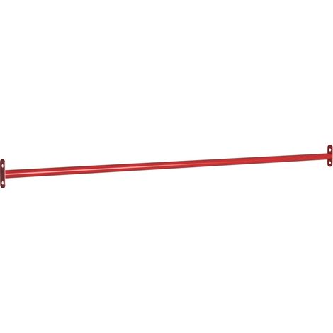 Turning Bar 125 cm Steel Red vidaXL