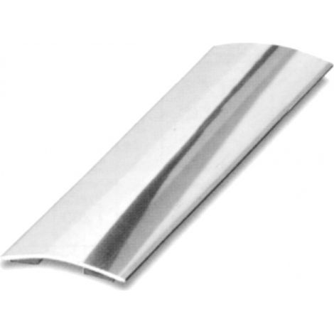 Seuil demi-bombé INOX (01) ADHESIF 30mm X 93cm - FRANCE CALFEUTRAGE - 0060109301B