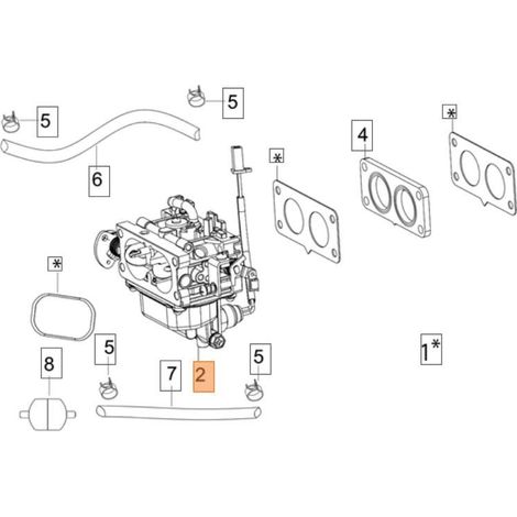 CARBURATEUR D'ORIGINE EMAK L66151301
