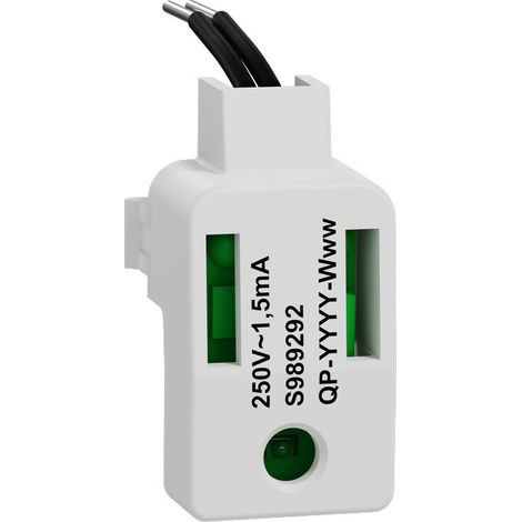 Voyant LED forte luminosité Odace 12-48Vcc 5mA (S989292)