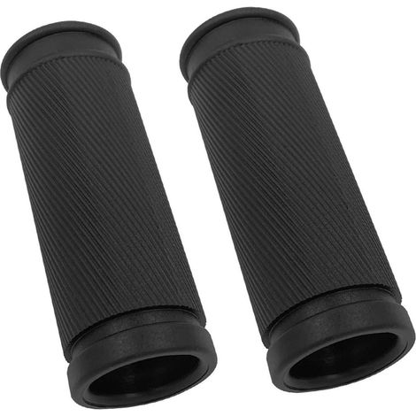 Fahrradgriffe 85mm stoßfest rutschfest für MTB Rennrad Trekking eBike schwarz (1/5)