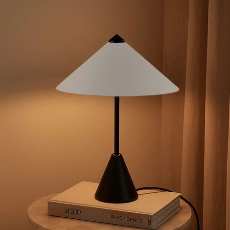 [GEBRAUCHT] B-Ware Lindby Tischleuchte Lampe Norvik Tischlampe Höhe 35 Cm Schwarz Grau Metall332