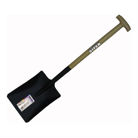 Sifer Pala Cuadrada Número 3 con Madera Muletas 544T