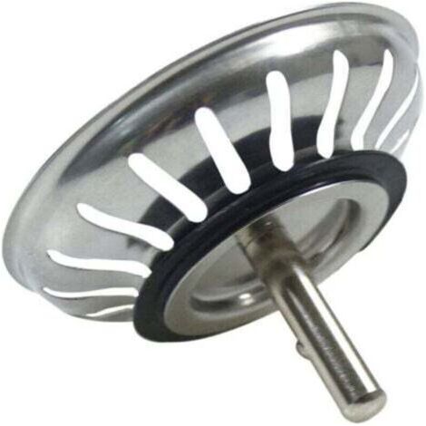Panier bonde évier cuisine 78mm - Crépine inoxydable universelle - Pop-up lavable lave-vaisselle - Anti-bouchon et anti-débordement - Ménages et cuisiniers (1/4)