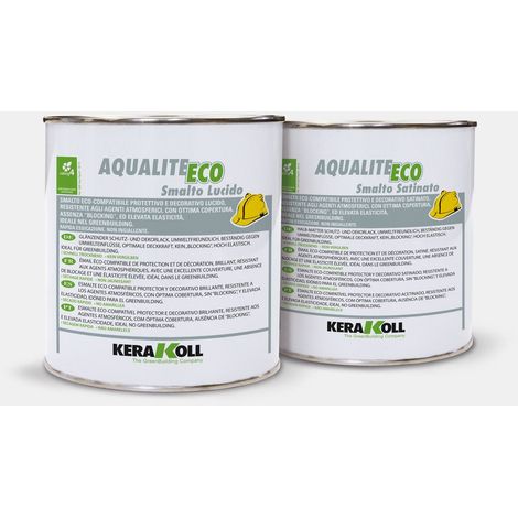 KERAKOLL 07845 AQUALITE ECO SMALTO SATIN A 001 BLANCO 14 l - ref: K07845