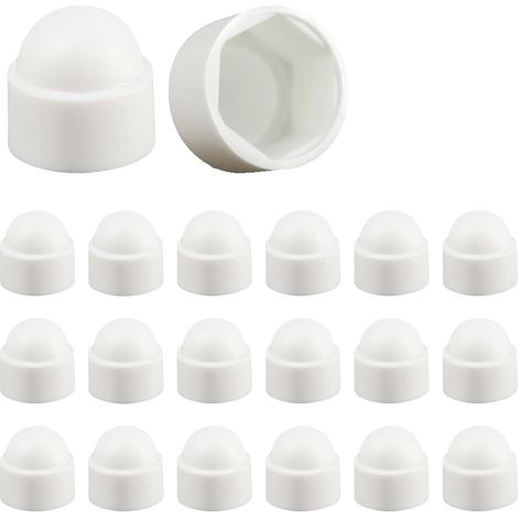 20 pièces - Cache vis écrou de protection M10 clef de 17 mm – Capuchons de Protection pour Écrous et Boulons Hexagonaux Clé de 17 mm – Antichocs (1/5)