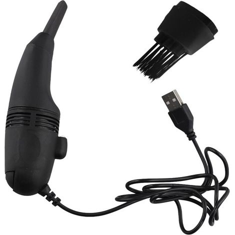 1 set tastiera USB computer pulizia aspirapolvere spazzola (1/4)