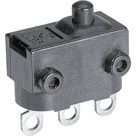 Marquardt Interruttore a scatto subsubminiaturizzato 24 V/CC serie 1055 1056.0351 1 x on/(on) Terminali a stagnare IP40