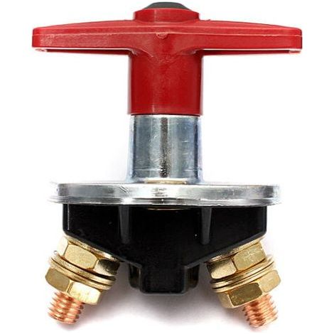 Isolateur de Batterie à Clé Fixe de 200 Amp Interrupteur D'Arrêt Coupé Interrupteur électrique 12V / 24V Commutateur électrique Robuste (1/4)