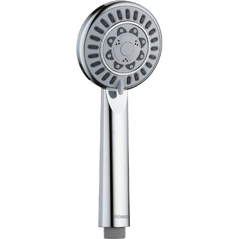 Soffione doccia a 3 funzioni, cromato, argento (1/2)
