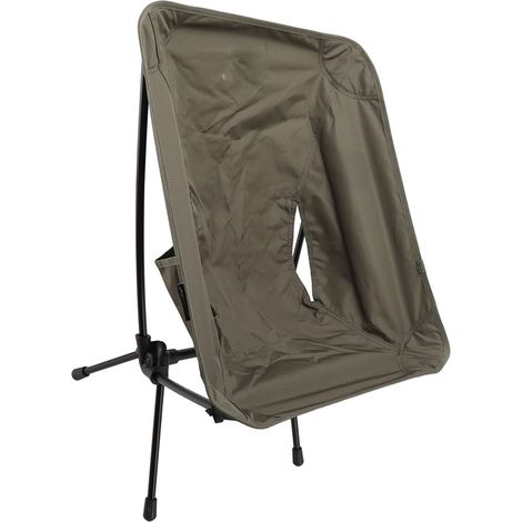 Chaise pliante Moon Chair légère en alliage d'aluminium et tissu Oxford, dossier bas, idéale pour le camping, la plage et la pêche (vert). (1/5)