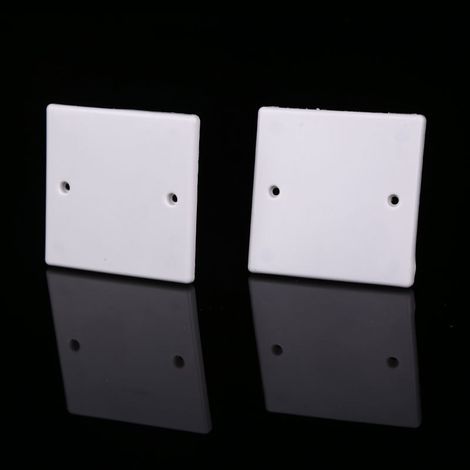 Lntyq Lot de 5 caches pour boîtier encastré de maçonnerie - sans vis - 86x86mm, Inconnu (1/3)