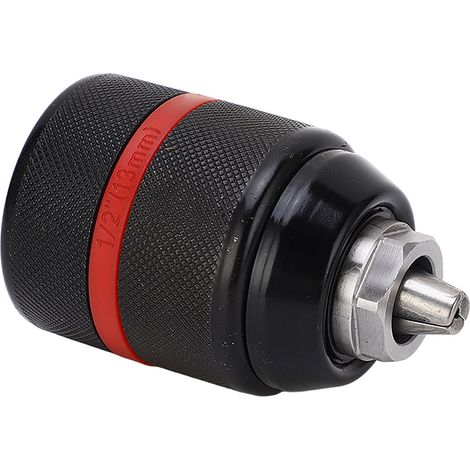 Mandrin auto-serrant 1/2"-20UNF pour perceuse électrique, capacité 2-13mm, hexagone 63mm, système sans clé (1/5)