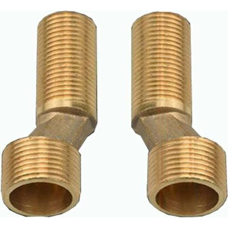 Robinet de baignoire-douche réglable en laiton – Raccord G1/2 à G3/4 – Espacement ajustable 134-166 mm – Résistant à la corrosion (1/2)