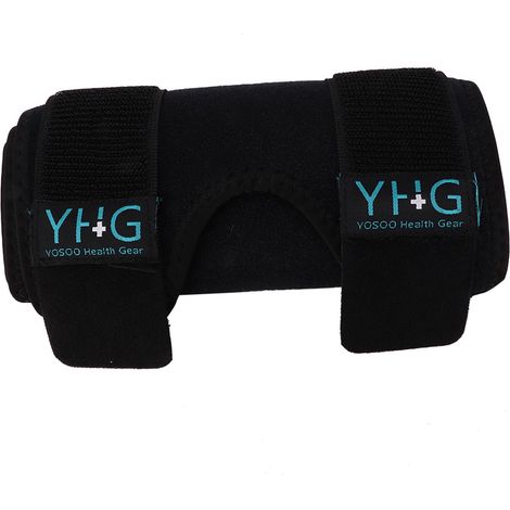 Ceinture de compression pour cuisse, soulagement des douleurs liées à l'exercice, respirante et ajustable (1/5)