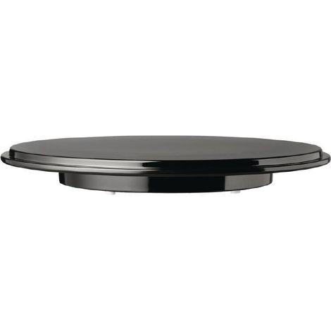 Plat à gâteau en mélamine noir Pure APS 310 mm