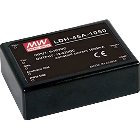 Convertisseur CC/CC pour circuits imprimés MW Mean Well LDH-45B-1050W Nbr. de sorties: 1 x 45.15 W 1 pc(s)