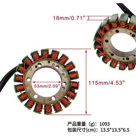 Motorrad-Spulenstatoradapter für VL1500 Intruder LC 1998-2004 32101-10F01 (1/4)