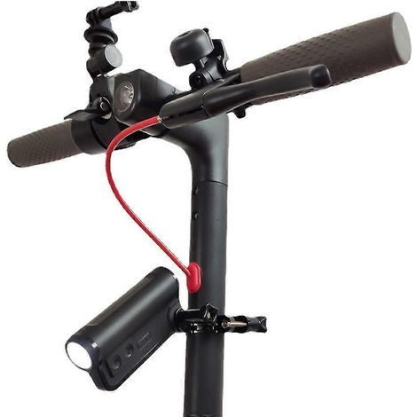 Lampe torche LED rechargeable USB pour vélo, phare avant et arrière, feu arrière. (1/4)
