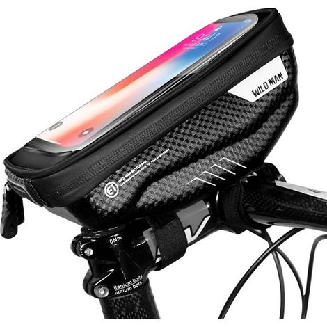 Soporte rígido para bicicleta Wildman, talla S, color negro. (1/4)