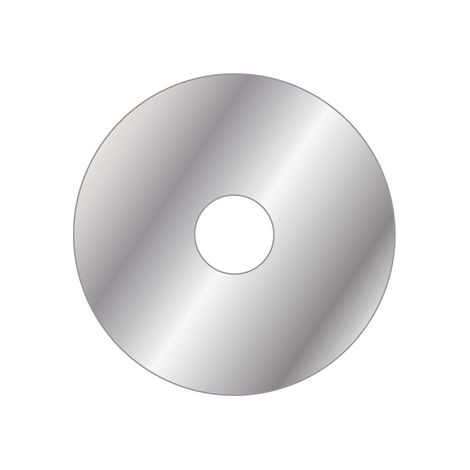Rosone inox tondo d. 80 con bioadesivo  Foro D. 20 mmDEBOR
