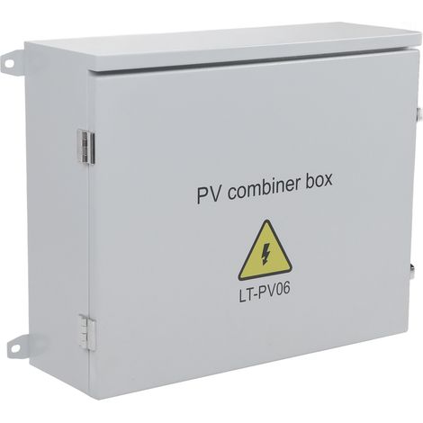 PV-Kombinationsbox für 6 Strings, wasserdicht, mit 125-A-Leistungsschalter, 15-A-Sicherung und 1000-A-Spannung (1/5)