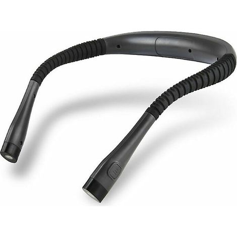 Lampe de lecture rechargeable à porter autour du cou, lampe idéale pour lire au lit, 3 couleurs, 6 niveaux de luminosité, bras pliables, longue durée de vie, parfaite pour la lecture et le tricot. (1/5)