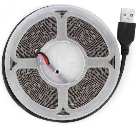 Ruban LED 5V USB 5m - Éclairage d'ambiance avec adhésif puissant pour chambre, cuisine et décoration intérieure (1/5)