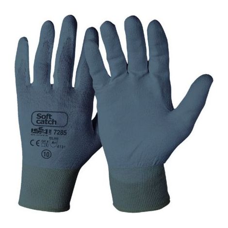 guante nylon palma poliuretano gris 500g2 uretan talla 6-10 t/guante talla l-9 (1/2)