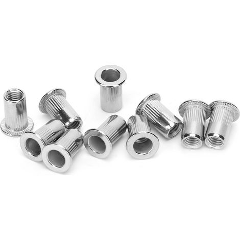 50 Pièces Écrous Rivet en Acier Inoxydable M5, Accessoires de Montage et Fixation Industrielle (1/5)