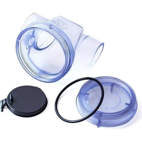 1x Clapet anti-retour, PVC-U transparent, 50 mm, indicateur de flux, évacuation cuisine (1/5)