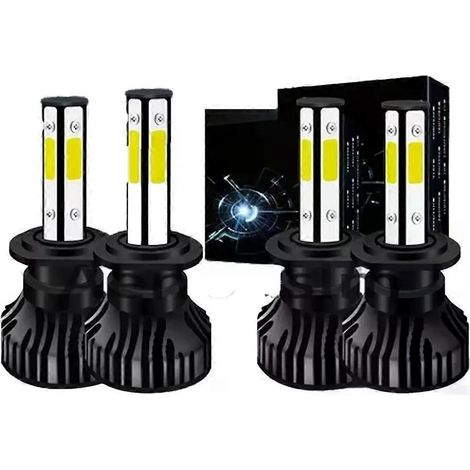 Kit de phares LED H7 à 4 faces 6000k 11000lm pour Hyundai( ) (1/5)
