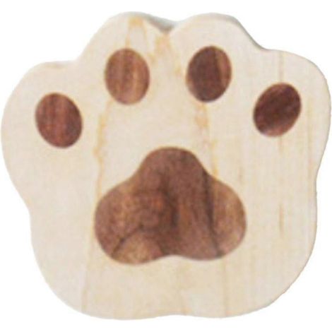 Dessous de verre en noyer, porte-gobelet, tapis en bois incrusté sculpté d'un ours de dessin animé, f (1/5)