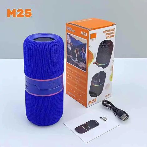 Enceinte Bluetooth sans fil magnétique 2 en 1 (bleue) (1/2)