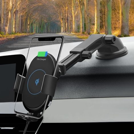 C15 Car Chargeur sans fil Coil Automatique Induction Sans fil de chargement de charge pour automobile (1/5)